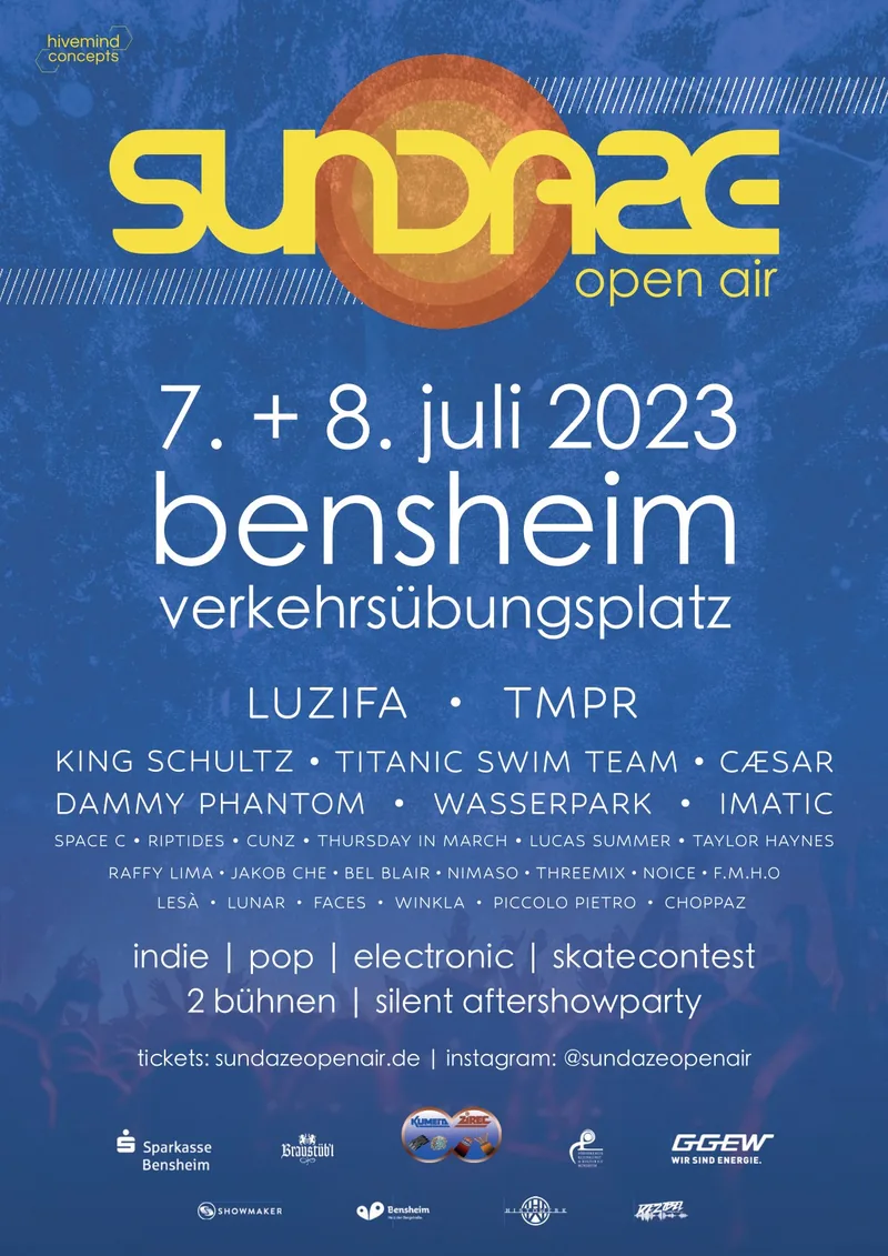 SUNDAZE 2023 Plakat
